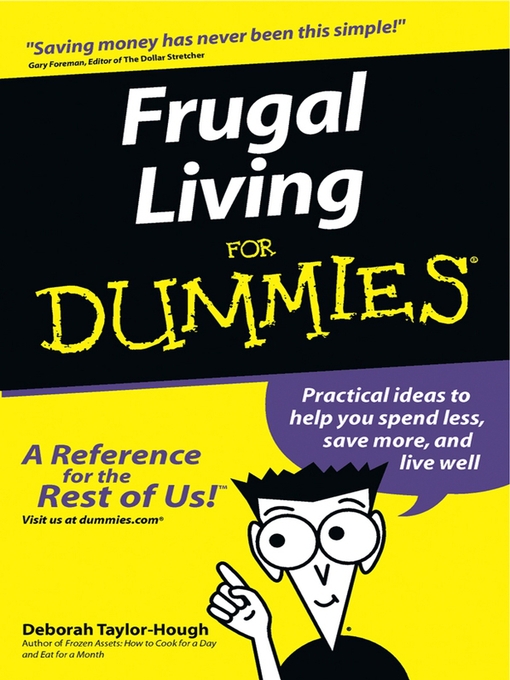 Title details for Frugal Living For Dummies by Deborah Taylor-Hough - Wait list